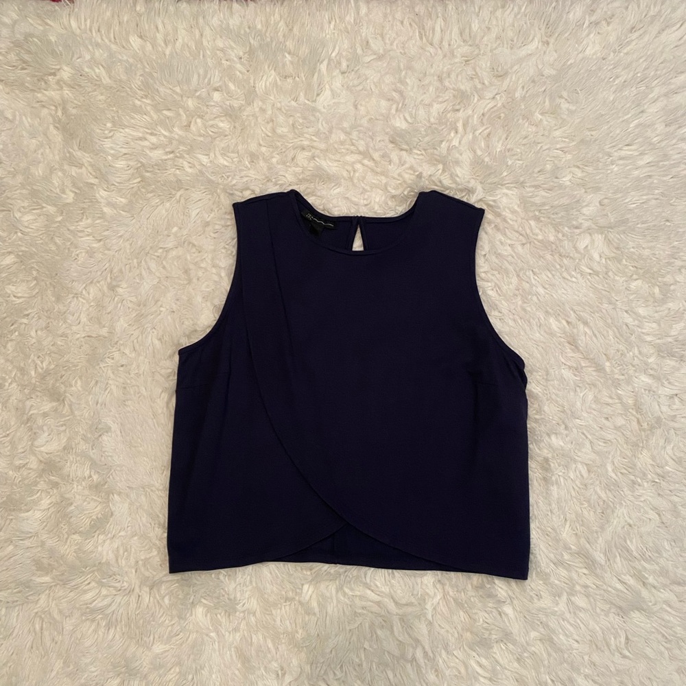 NWT Navy blue crop top